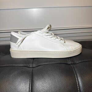 Thousand Fell Men's Lace Up Sneakers White/Grey Size 8